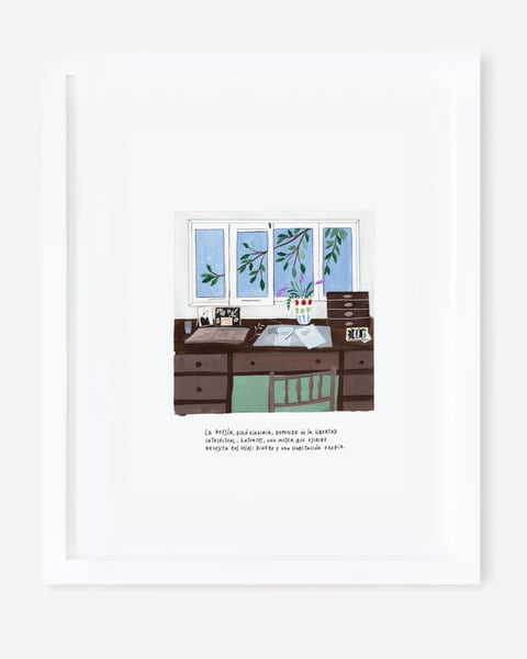 Image of Lámina UNA HABITACIÓN PROPIA