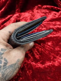 Image 2 of 6 card wallet "BACK IN BLACK"!! 