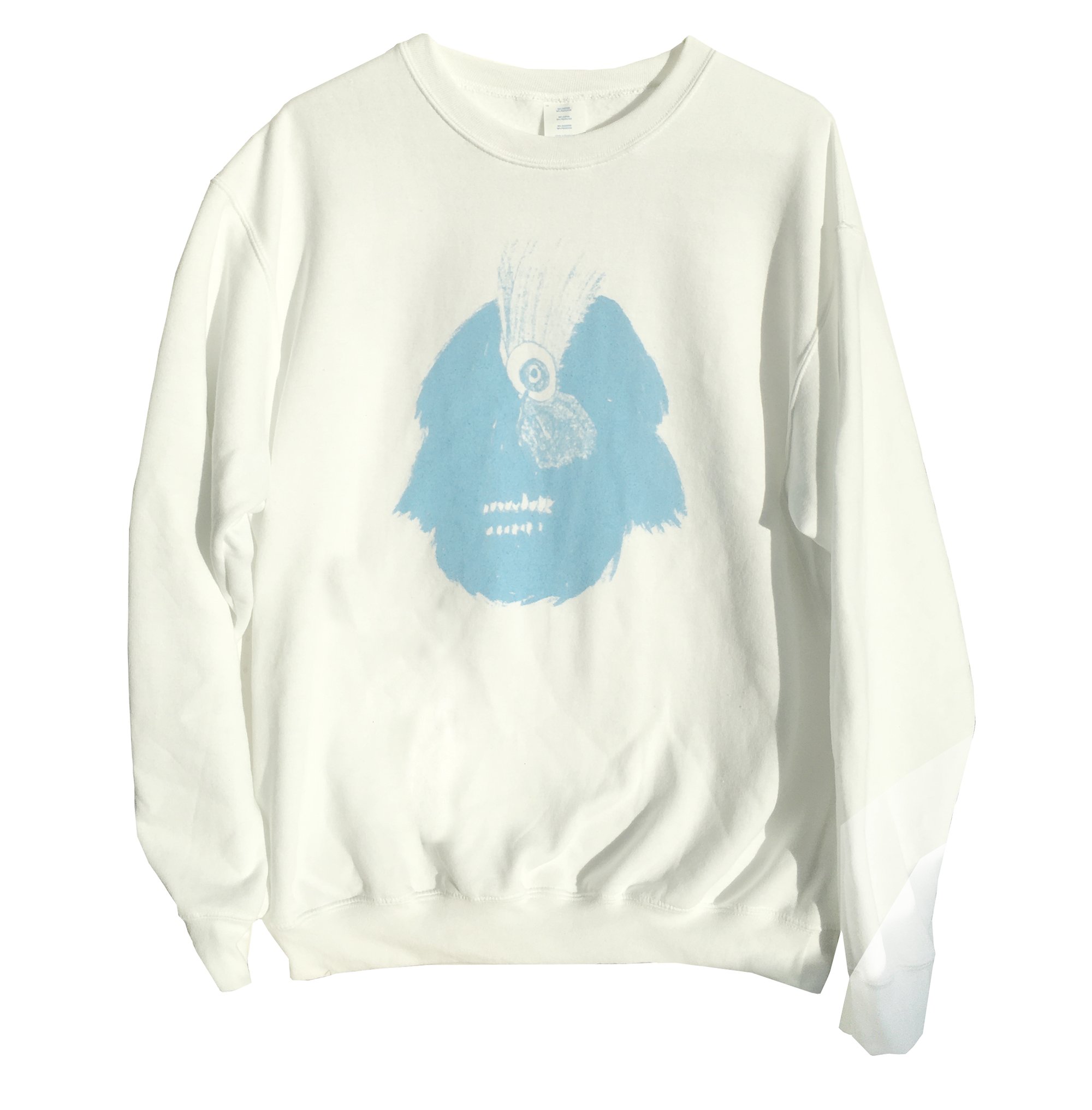 Blue Studies sweatshirt (White)