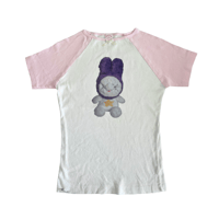 pochi ☆ pink baseball baby tee