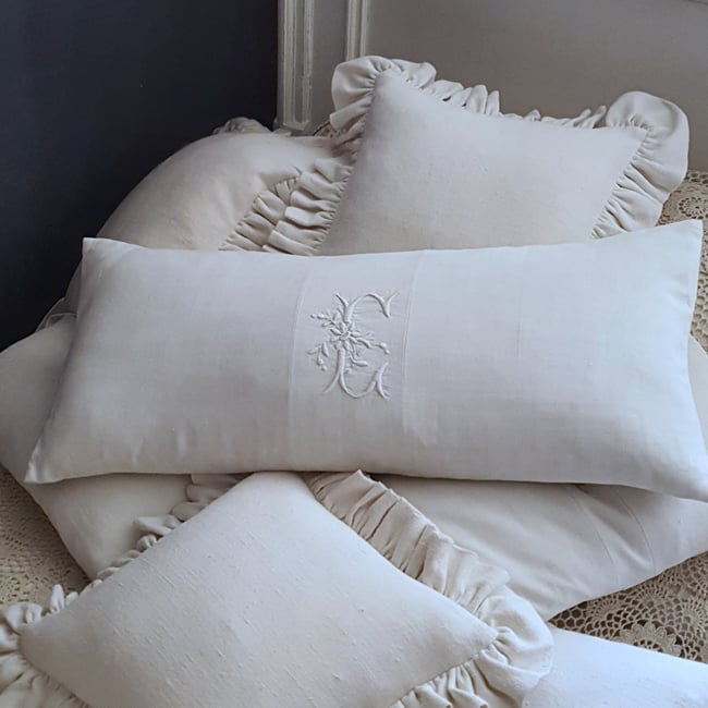 Large bench Monogram Cushion - E