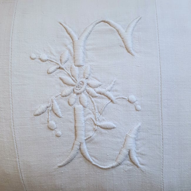 Large bench Monogram Cushion - E