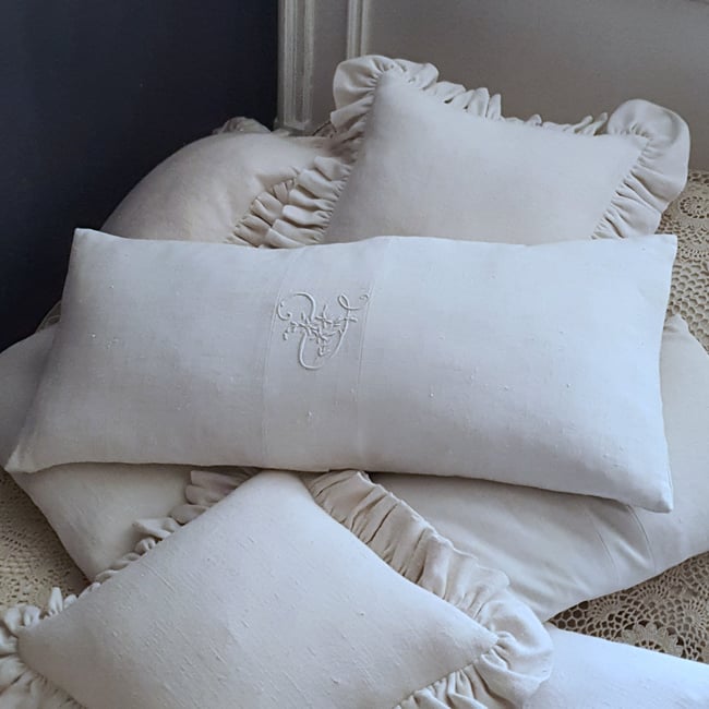 Large bench Monogram Cushion - V