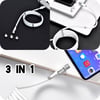 3 in 1 Magnetic Type C Micro Fast Charging Cable