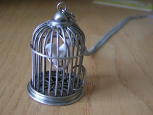 Image of birdcage necklace