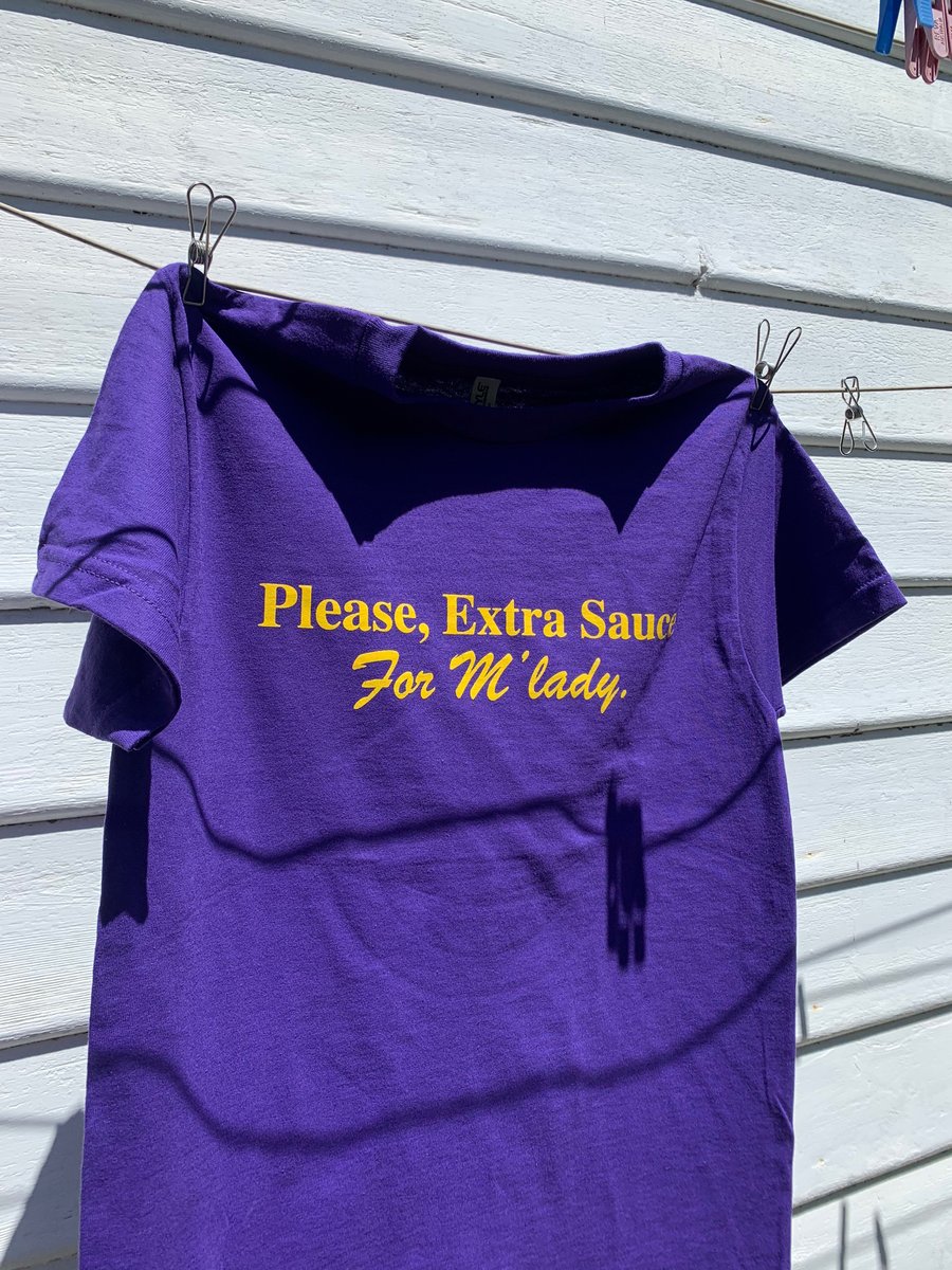 Image of PURPLE EXTRA SAUCE TEE