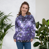 Image 1 of JACARANDA TREE FLOWER HOODIE