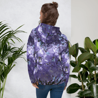 Image 4 of JACARANDA TREE FLOWER HOODIE