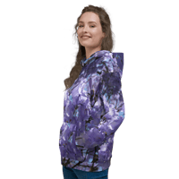 Image 2 of JACARANDA TREE FLOWER HOODIE