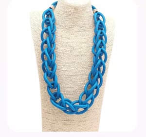 Image of Rubber Necklace - twisted