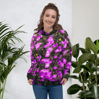 Image 1 of PURPLE FLOWER HOODIE