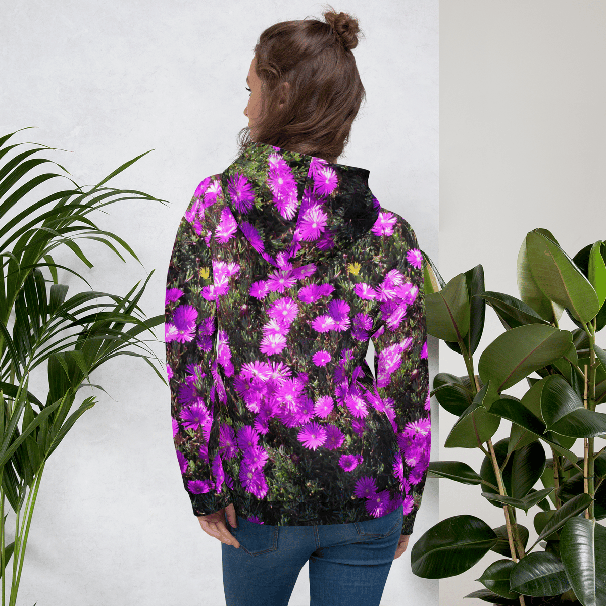 PURPLE FLOWER HOODIE | Pic Palace