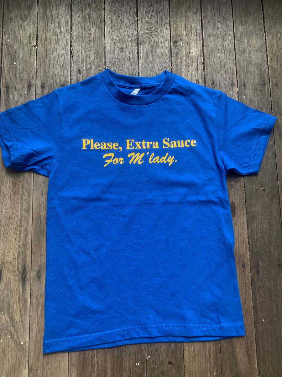 Image of ROYAL BLUE EXTRA SAUCE TEE