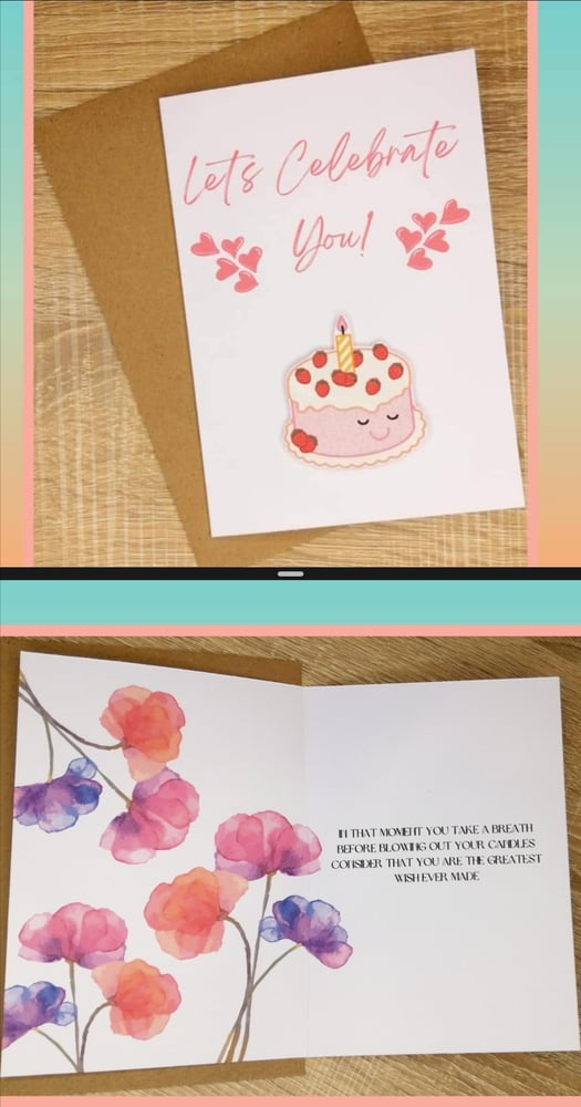 Image of "Strawberry Shortcake" - Birthday Card