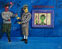 Rock Bottom Drug Deal original painting 