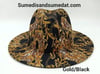 Gold & Black Paisley Fedora