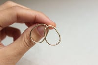 Image 4 of Small Organic Hoops 