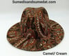 Camel & Brown Paisley Fedora