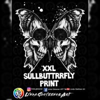 Image 1 of XXL SKULLBUTTERFLY PLAKAT/ PRINT