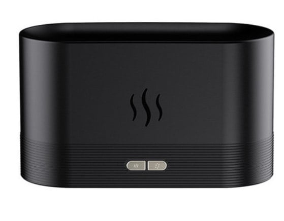 Image of Black 180ml Flame diffuser