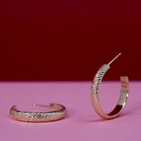 Image 5 of Plume Hoops - Medium