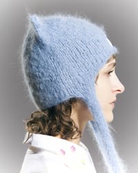 Image 3 of Kitty Blue hat