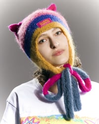 Image 1 of Kitty Colorful Hat