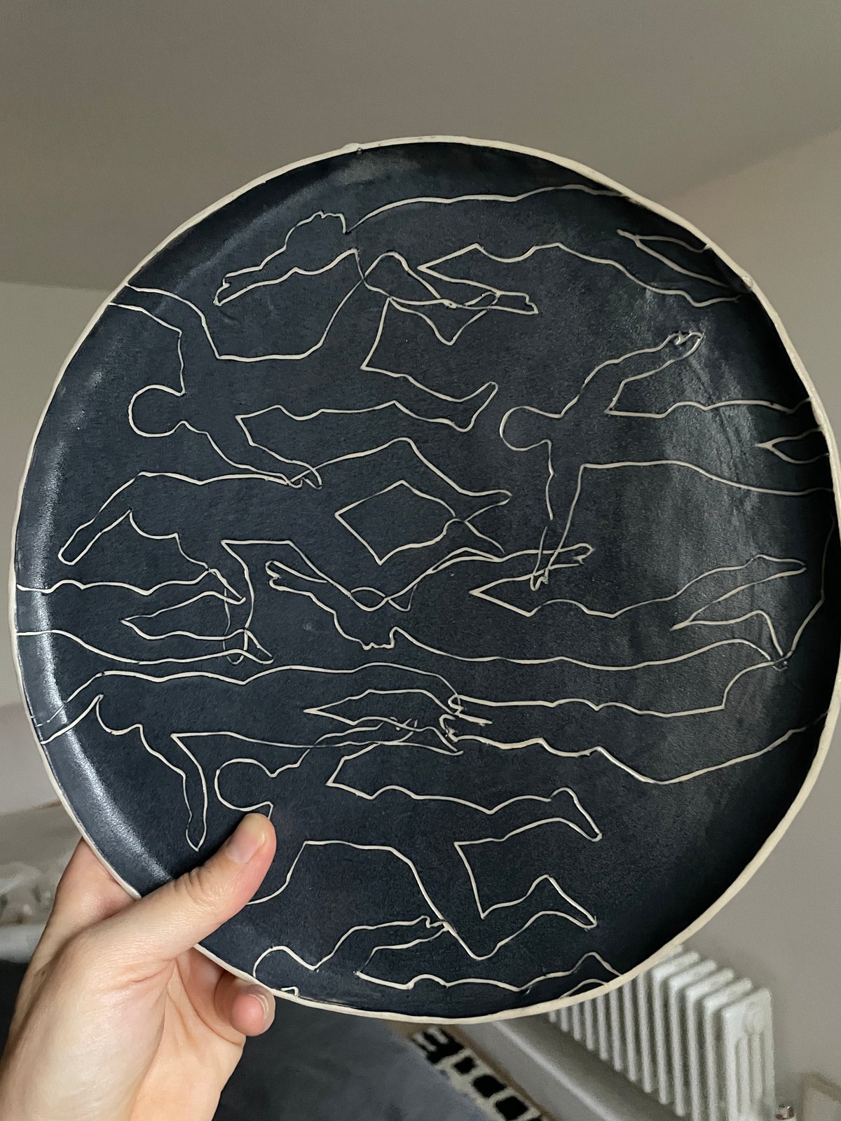 Large Swimmers Plate