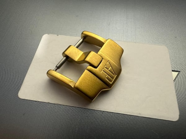 Image of Audemars Piguet AP 16/18/20/22/24mm Gold Plated strap buckle,NEW