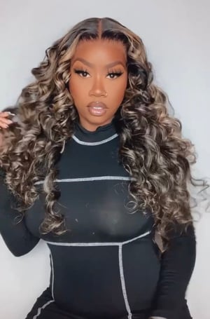 Image of 5x5" Highlight Lace Closure Wig - 24"