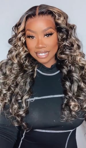 Image of 5x5" Highlight Lace Closure Wig - 24"