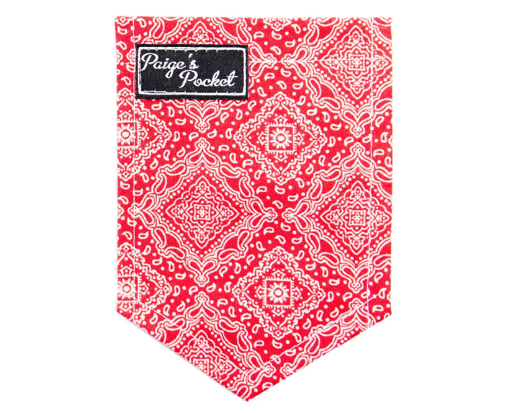 Image of Red Hanky Paige's Pocket Tee