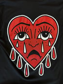 Image 2 of Crying Heart Zip-up Hoodie