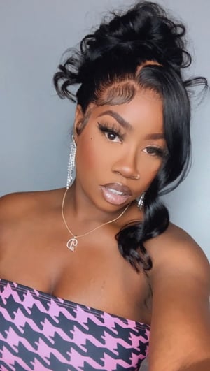 Image of Straight 360 Lace Wig in 24” 