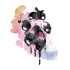 肉球イラスト/Paw print