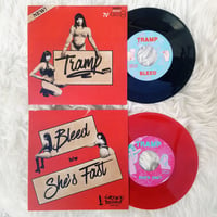 Image 2 of NEW! TRAMP "Bleed/She's Fast" 7"