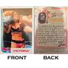 WWE Heritage III 2007 Topps Trading Card Ring Divas Victoria #69