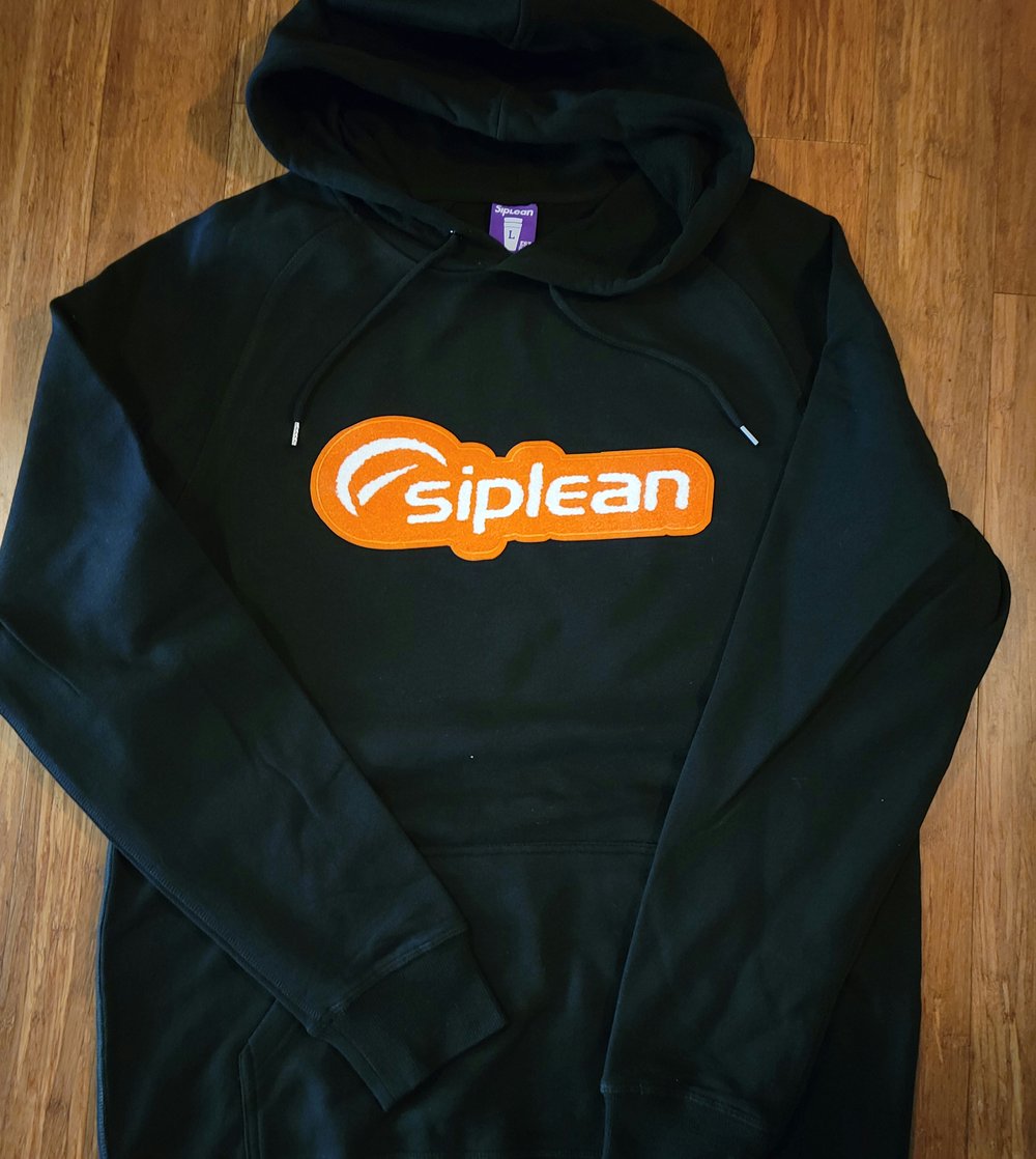 Image of Siplean Chenille "ACT" French Terry Heavyweight Hooded Sweatshirt