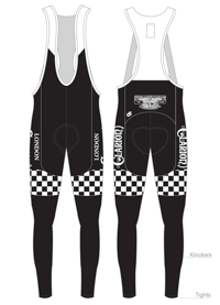 Image 1 of Male Performance Winter Bib Tights - London Clarion Black Edition