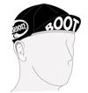 Clarion Cycling Cap in black