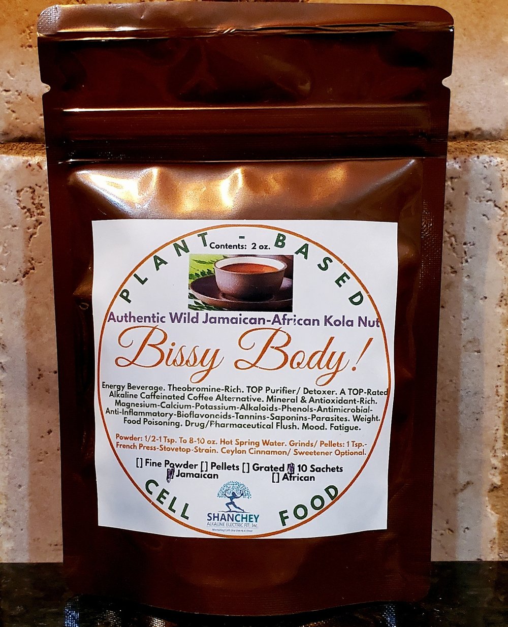 BISSY BODY! AUTHENTIC-Depression-Migraine-Expels Drugs/Toxins-Caffeine-Appetite Suppress