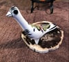 Mexican Tonala White Dove with Muave Bird