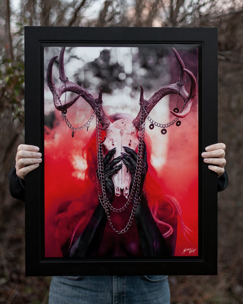 Image of Dark Rituals Red - 18x24 Fine Art Print