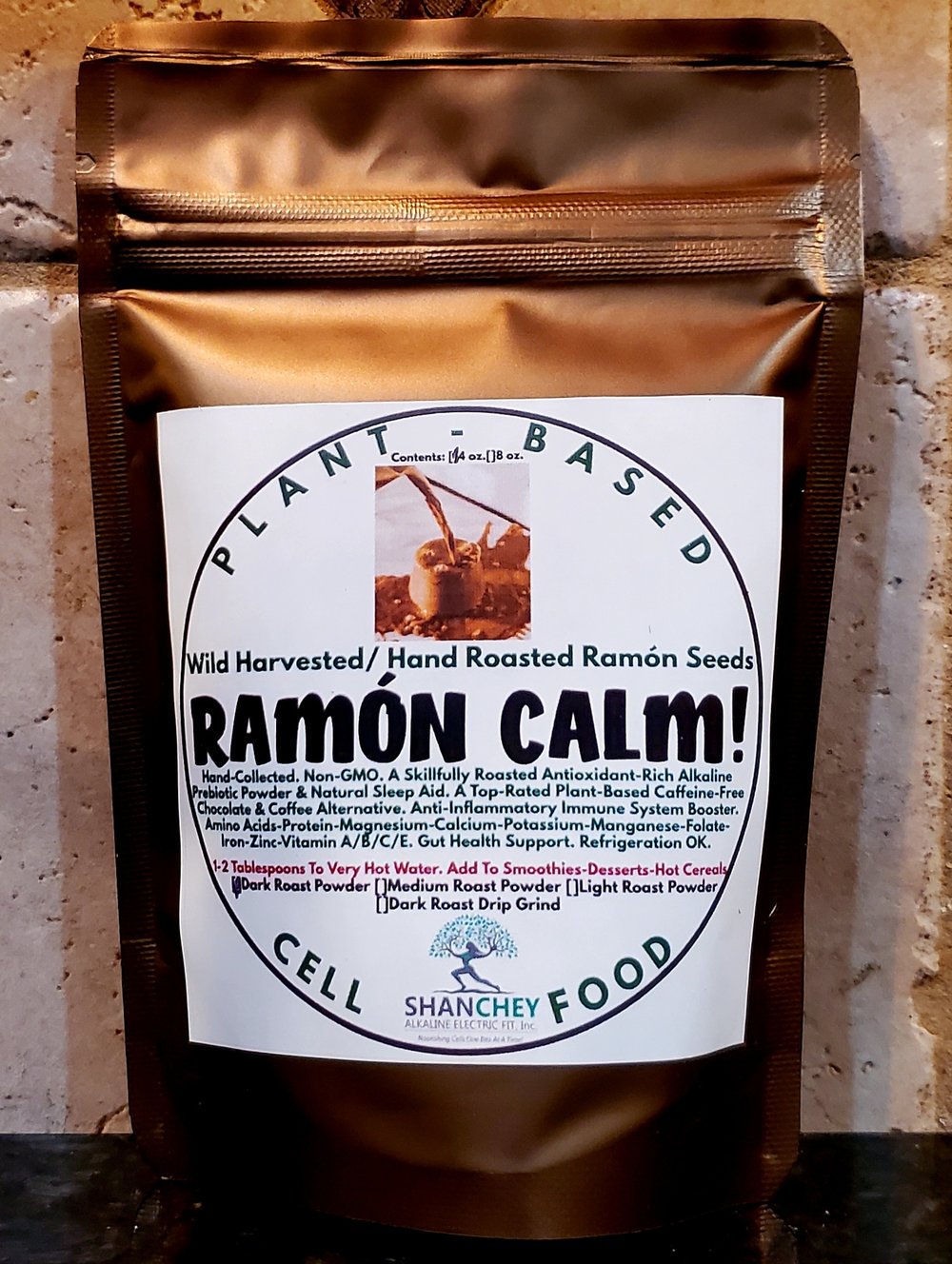 RAMÓN CALM! Powder/Drip Grind (4-12 oz.)-Infertility-Bones-Insomnia-Diabetes-Colitis-Gut-Lactation