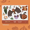 6.5"x4.5" BATS!! Sticker Sheet
