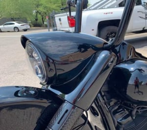 Image of Raked nacelle for softails