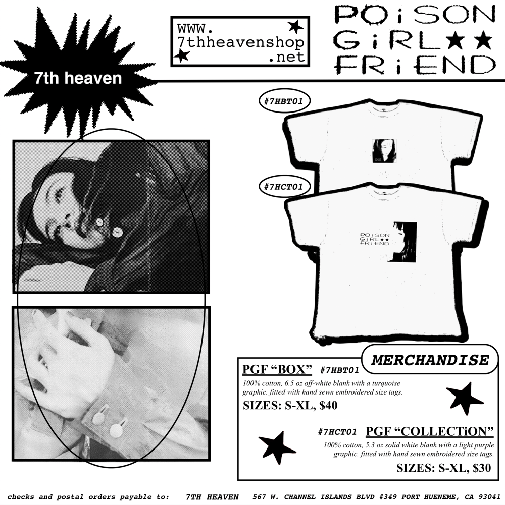 POISON GIRLFRIEND LIMITED EDITION "COLLECTION" SHIRT