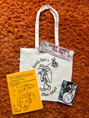 Image of Sandy Barr’s  Flea-Mart tote bag