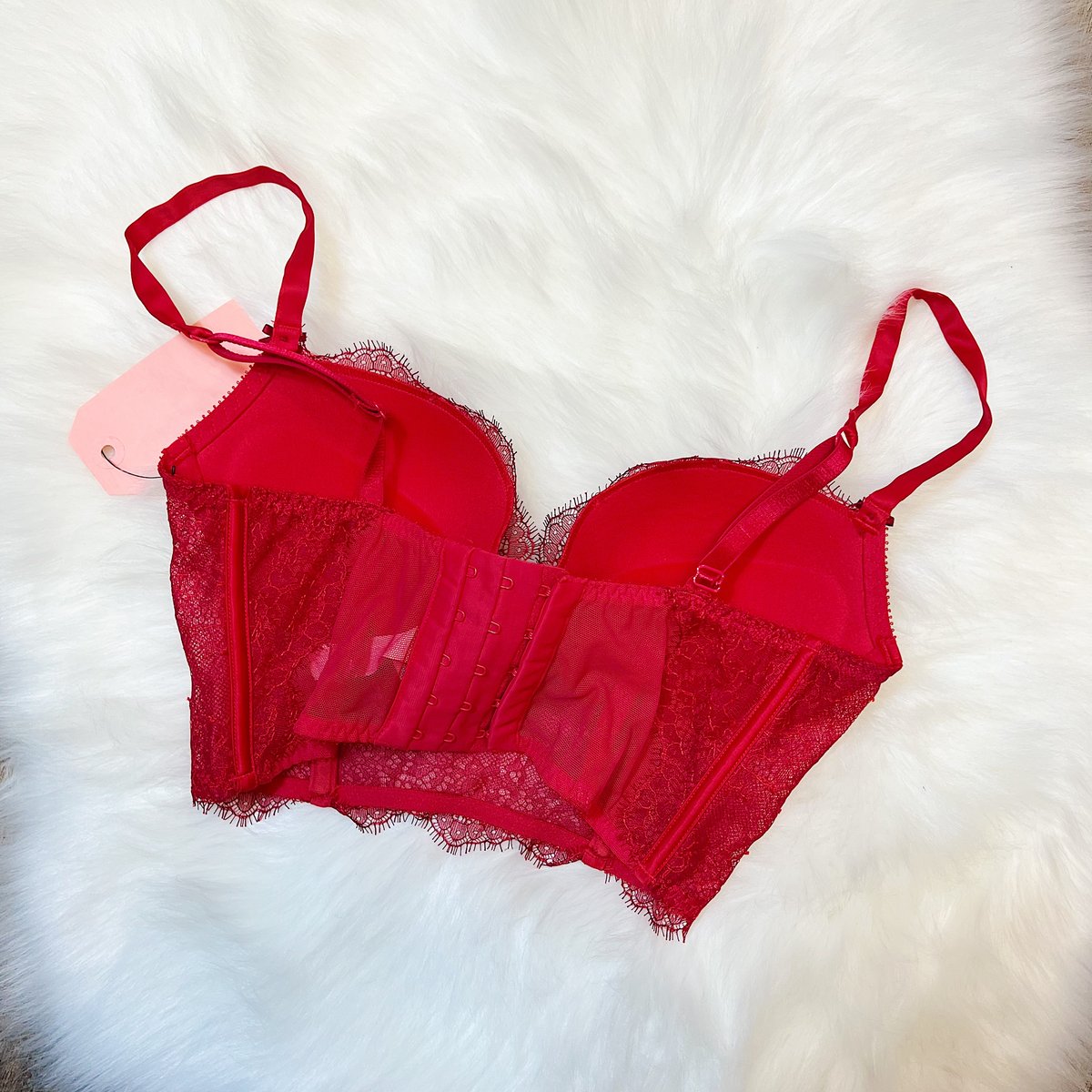 Size 32D/34C - Victoria's Secret Very Sexy Red Lace Bustier