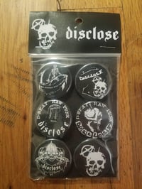 Disclose 1.25" Button Pack